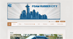 Desktop Screenshot of foamrubbercity.com